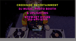 Desktop Screenshot of creeksideentertainmentdj.com